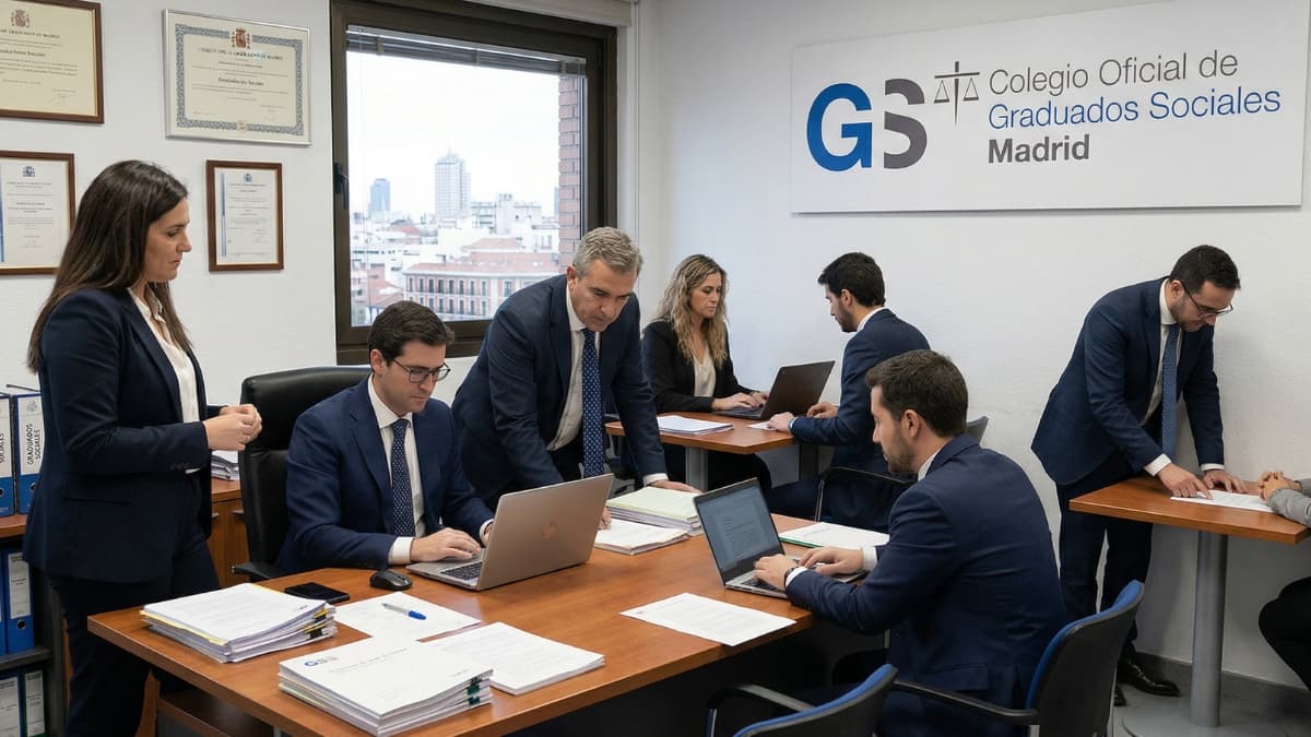 Profesionales del Colegio de Graduados Sociales de Madrid